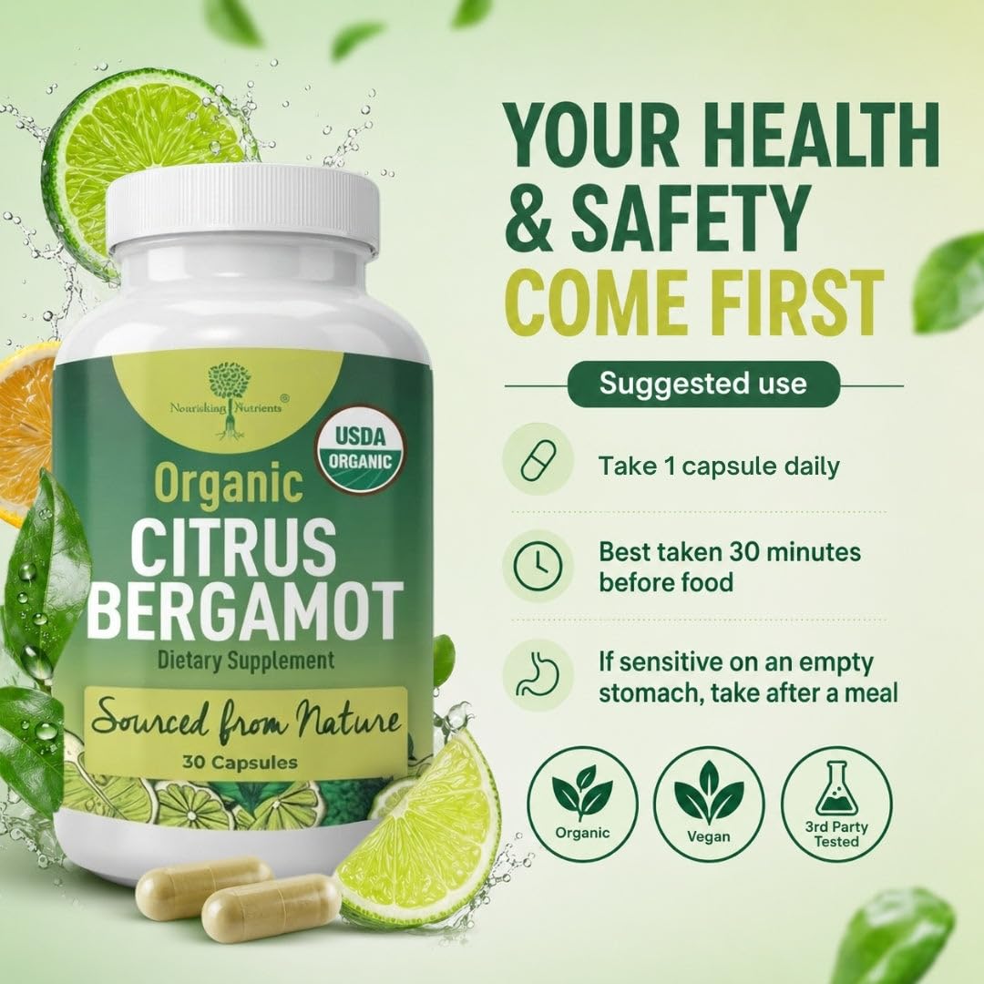 Nourishing Nutrients Citrus Bergamot Organic - 30 Capsules - image 7