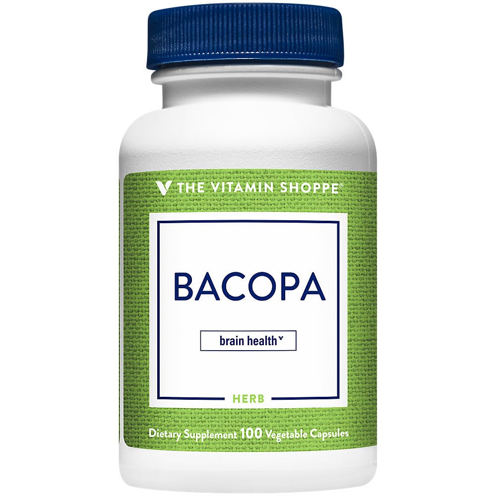 The Vitamin Shoppe Bacopa 500mg Brain Support - 100 Capsules