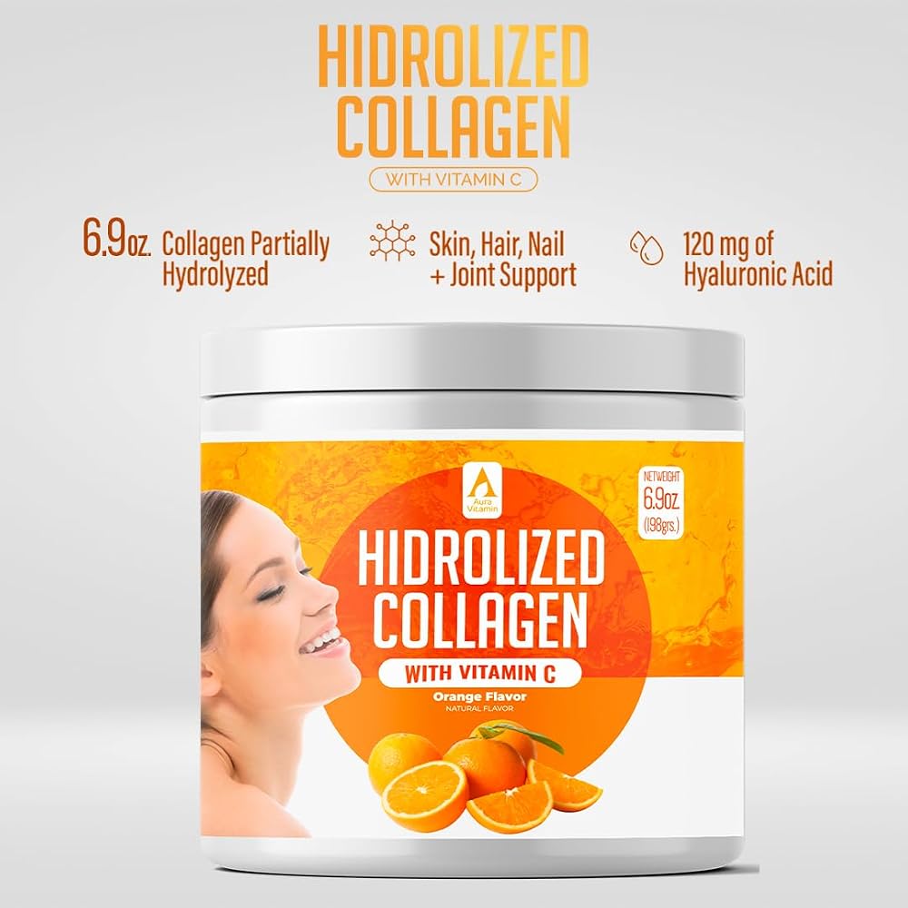 AURA VITAMINS Collagen Peptides Powder