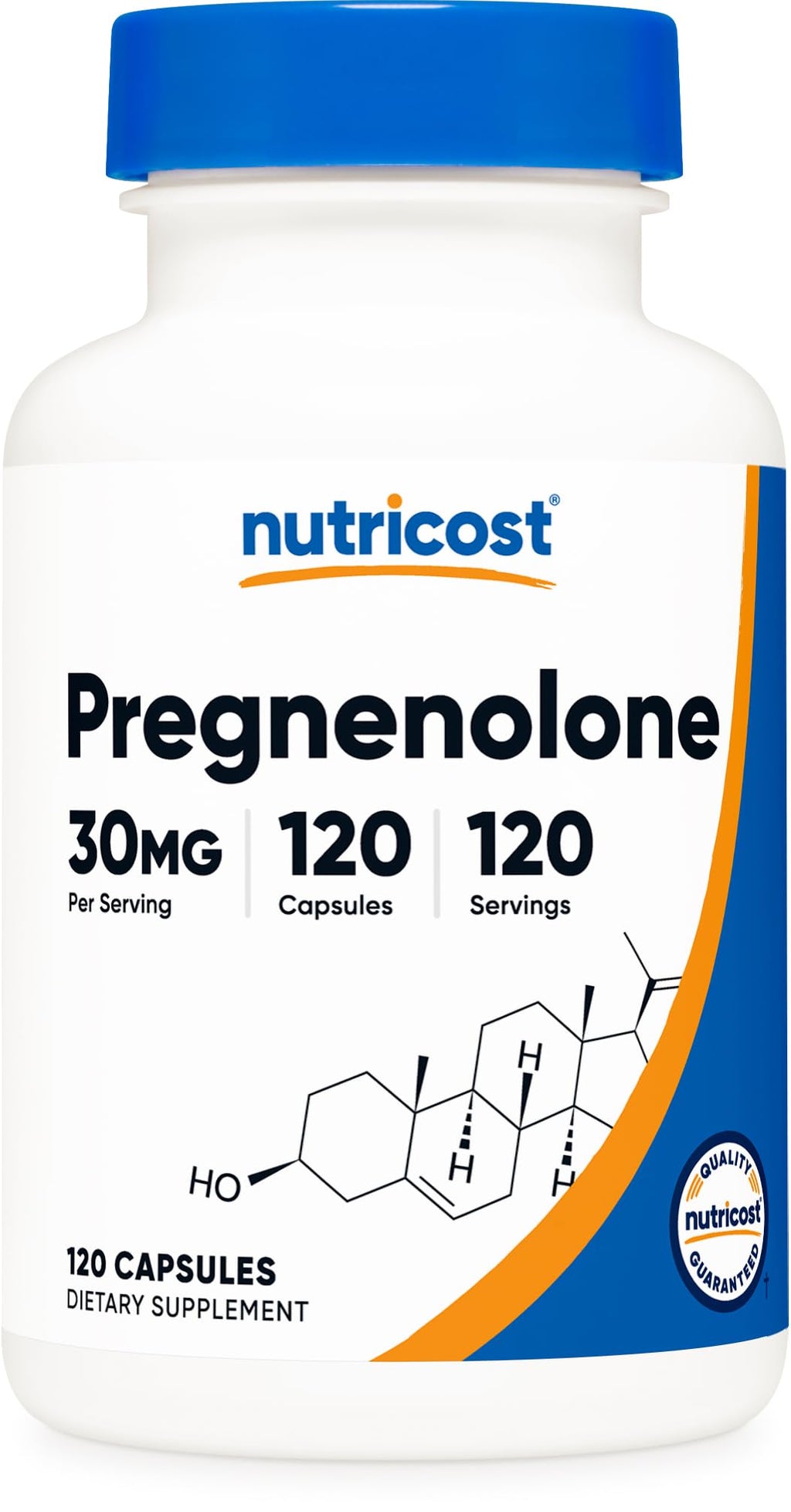 Nutricost Pregnenolone 30mg - 120 Capsules