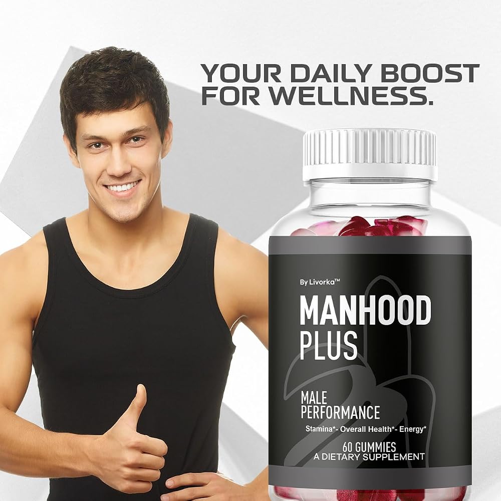LIVORKA Manhood Plus Gummies for Men - 60 Gummies - image 5