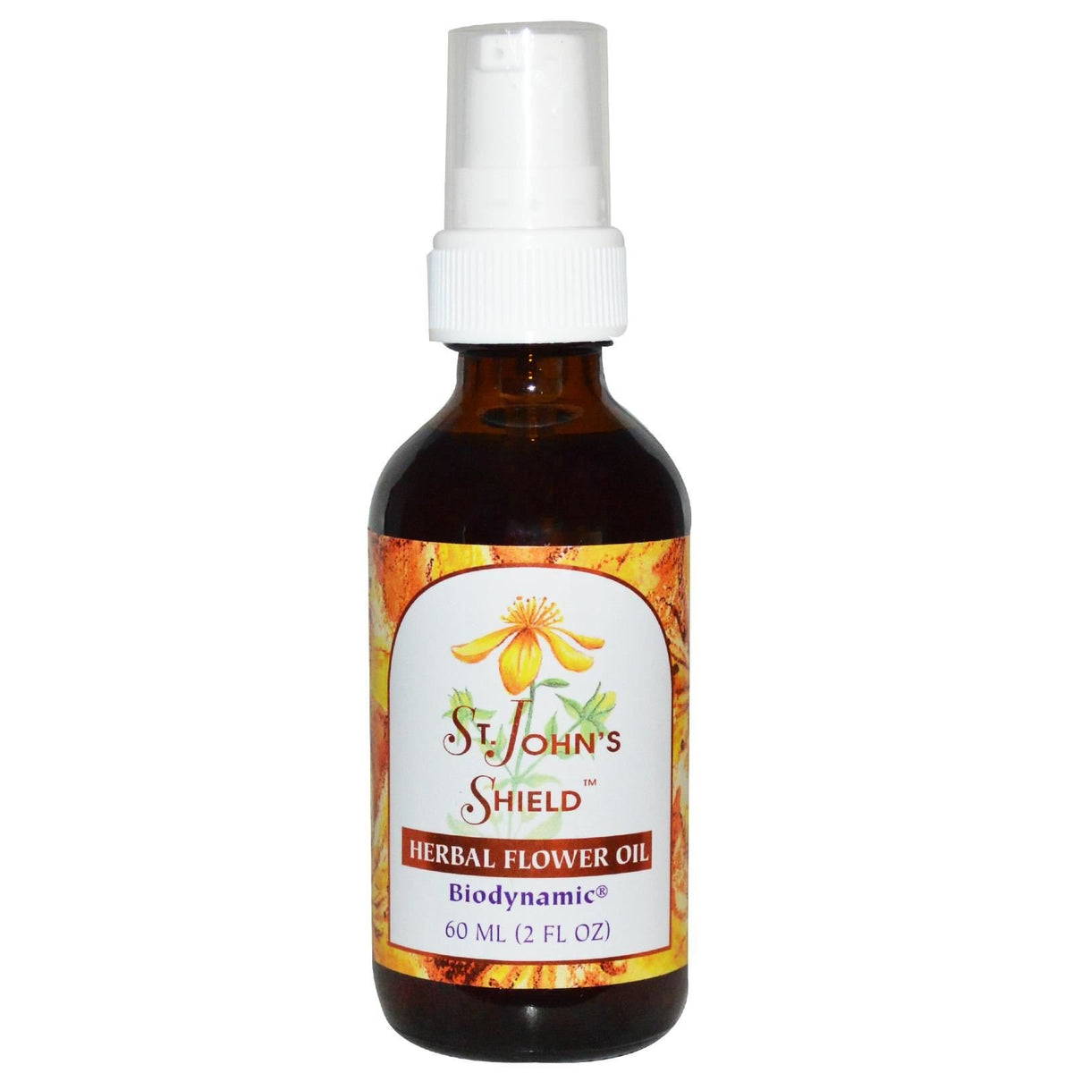 Flower Essence Services St. John's Shield Herbal Oil - 2 oz