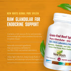 NEW ROOTS HERBAL Grass-Fed Beef Spleen 650 mg - 30 Vegetarian Capsules - image 6