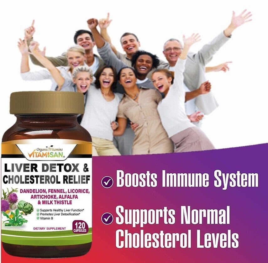 VIUS NATURAL Milk Thistle Liver Support - 120 Capsules - image 3