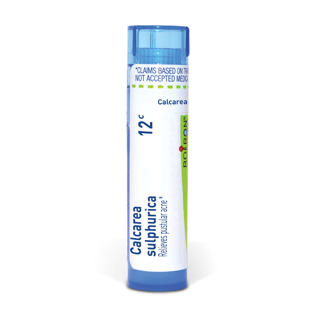 Boiron Calcarea Sulphurica 12C Homeopathic Acne Relief - 80 Pellets