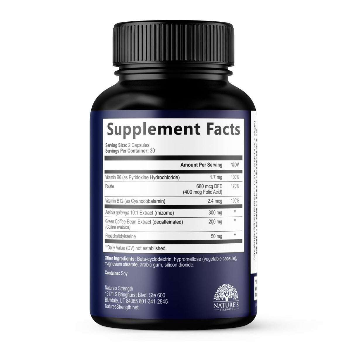 Nature's Strength Brain Memory Supplement Nootropics - 60 Capsules - image 9