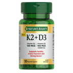 Nature's Bounty Vitamin D3 K2 Supplement