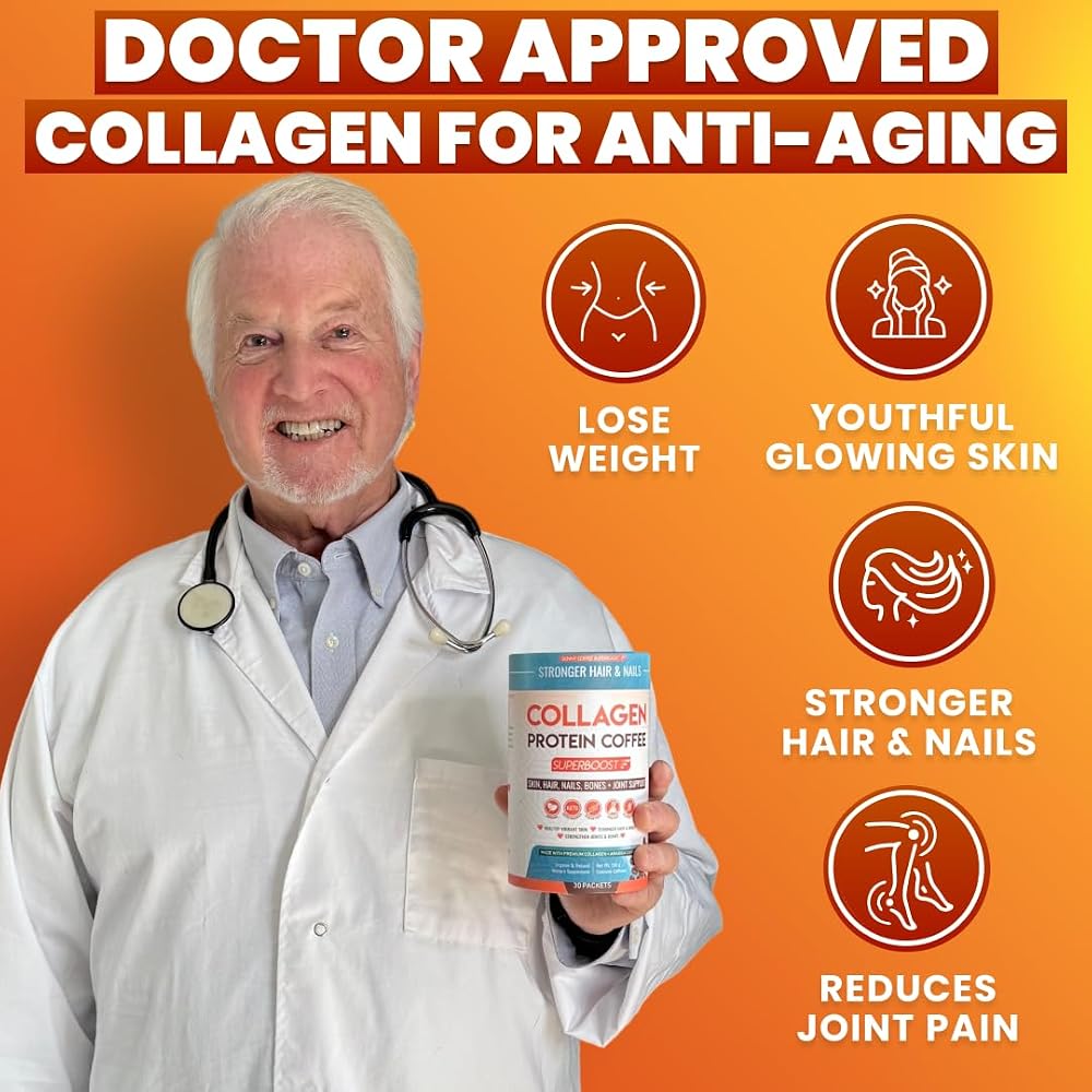 Skinny Coffee SuperBoost Collagen Protein Coffee Powder - 30 Servings - image 2