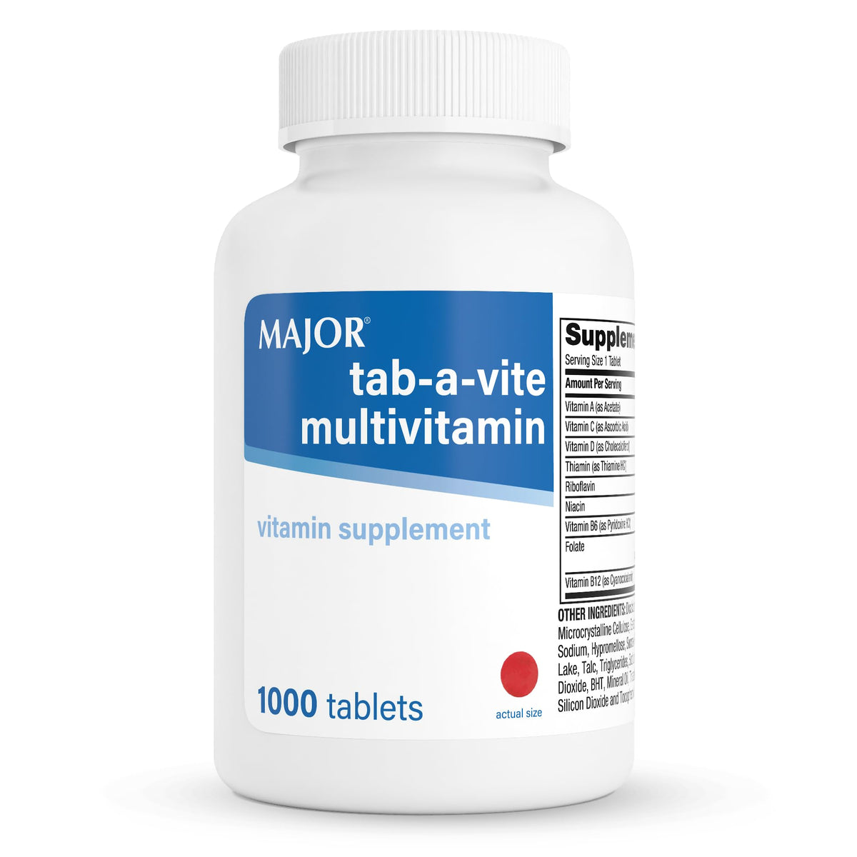 MAJOR Tab-A-Vite Multivitamin Tablets - 1000 Count