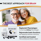 REMORY Plasmalogen Sea Squirt Brain Health Supplement - 30 Capsules - image 3