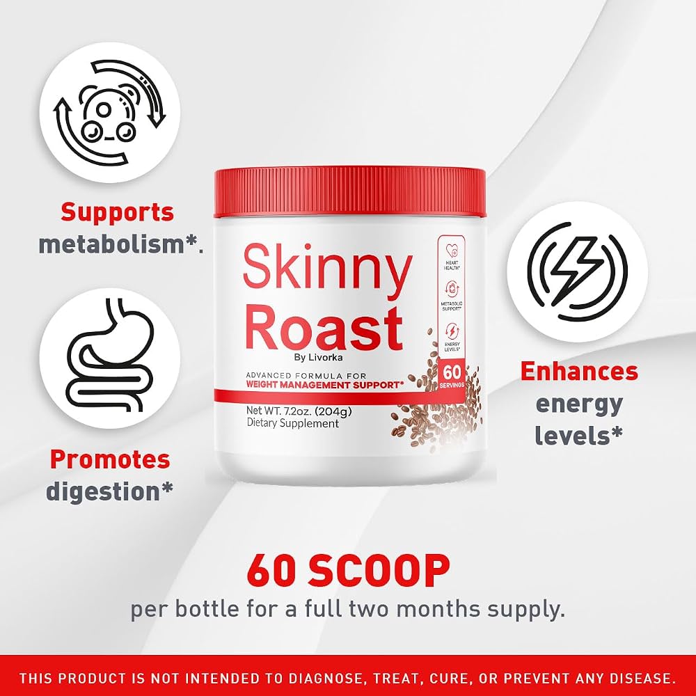 LIVORKA Skinny Roast Coffee Advanced Formula Powder - 60 Servings - image 2