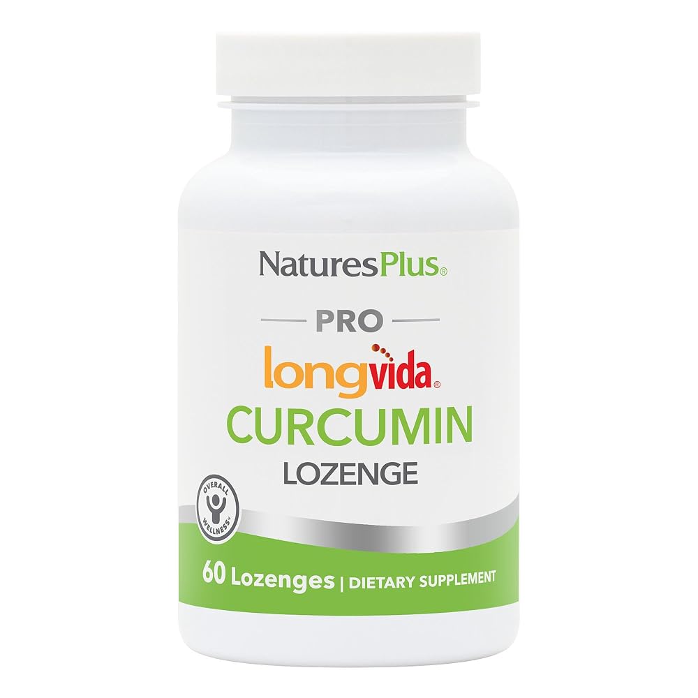 NaturesPlus PRO Longvida Curcumin Antioxidant - 60 Lozenges