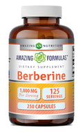 Amazing Formulas Berberine 1000mg Per Serving Capsules Supplement
