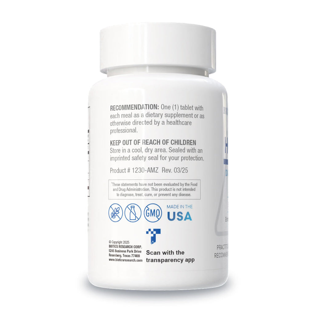 BIOTICS RESEARCH HCl Plus Betaine Hydrochloride - 90 Tablets - image 3