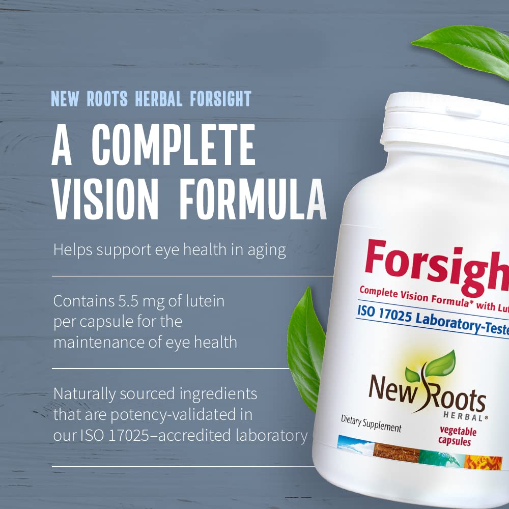 NEW ROOTS HERBAL Forsight Eye Support - 60 Vegetarian Capsules - image 6