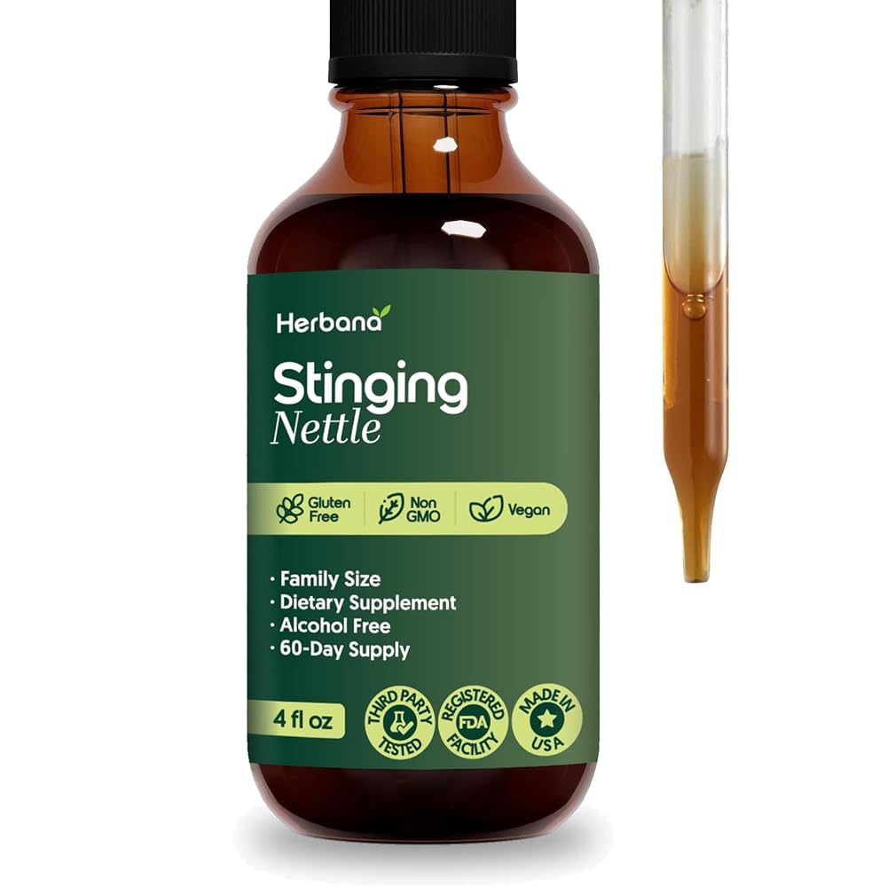 HERBANA MANUFACTURING Stinging Nettle Leaf and Root Liquid Extract