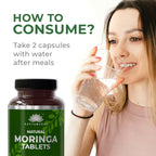 SAPTAMVEDA Natural Moringa Tablets - 500mg - 120 Tablets - image 7