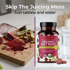 PLANT.O NUTRITION Organic Beet Root Capsules 1350mg - 120 Tablets - image 7