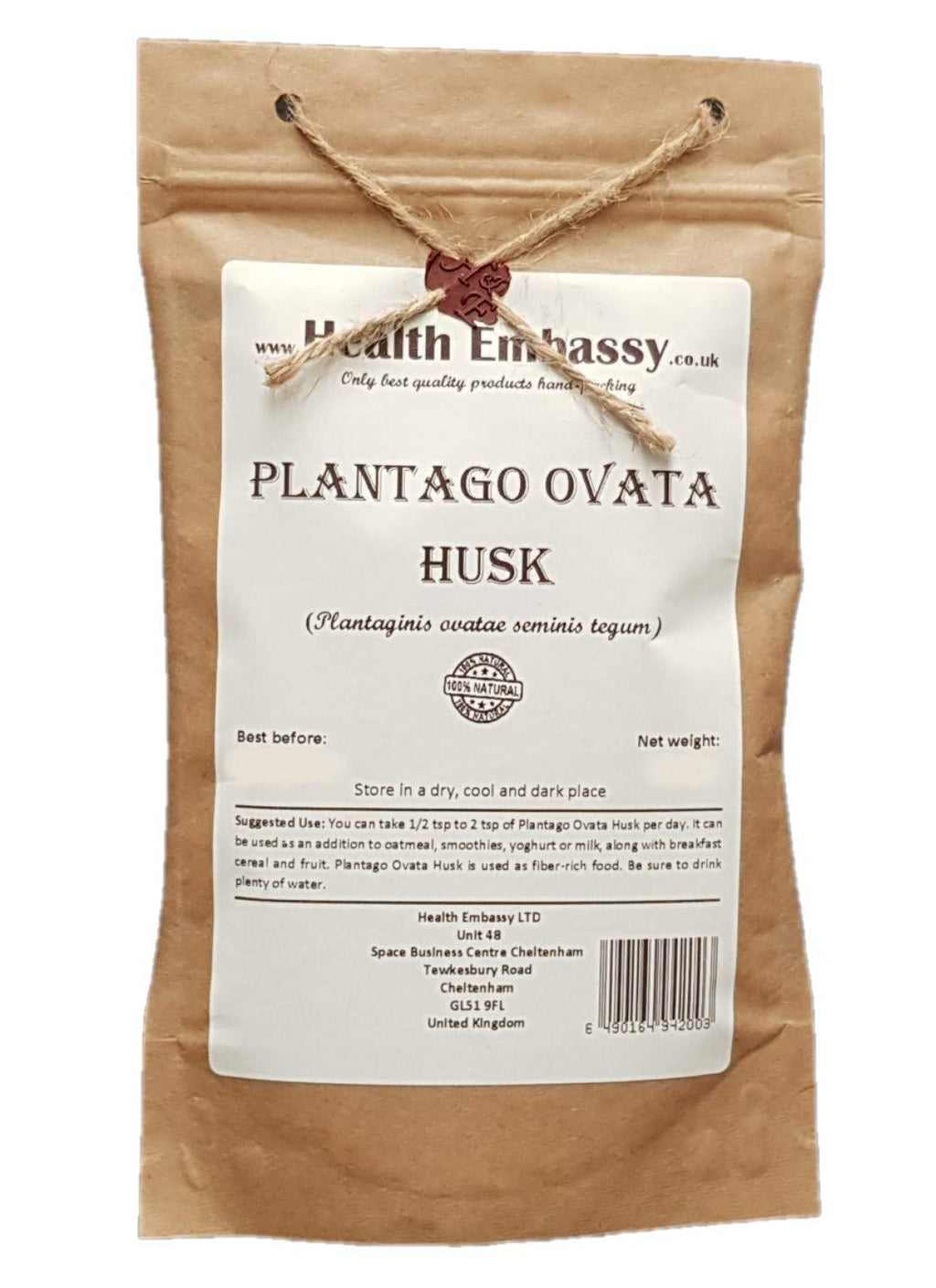 Health Embassy Plantago Ovata Husk - 100g