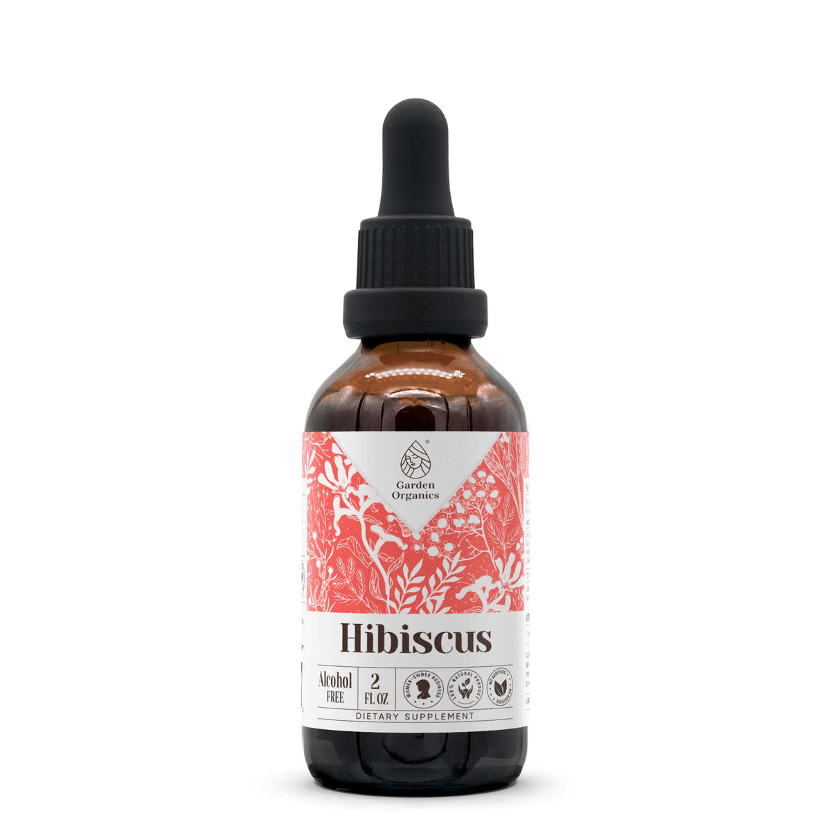 Garden Organics Hibiscus Alcohol-Free Natural Tincture Extract