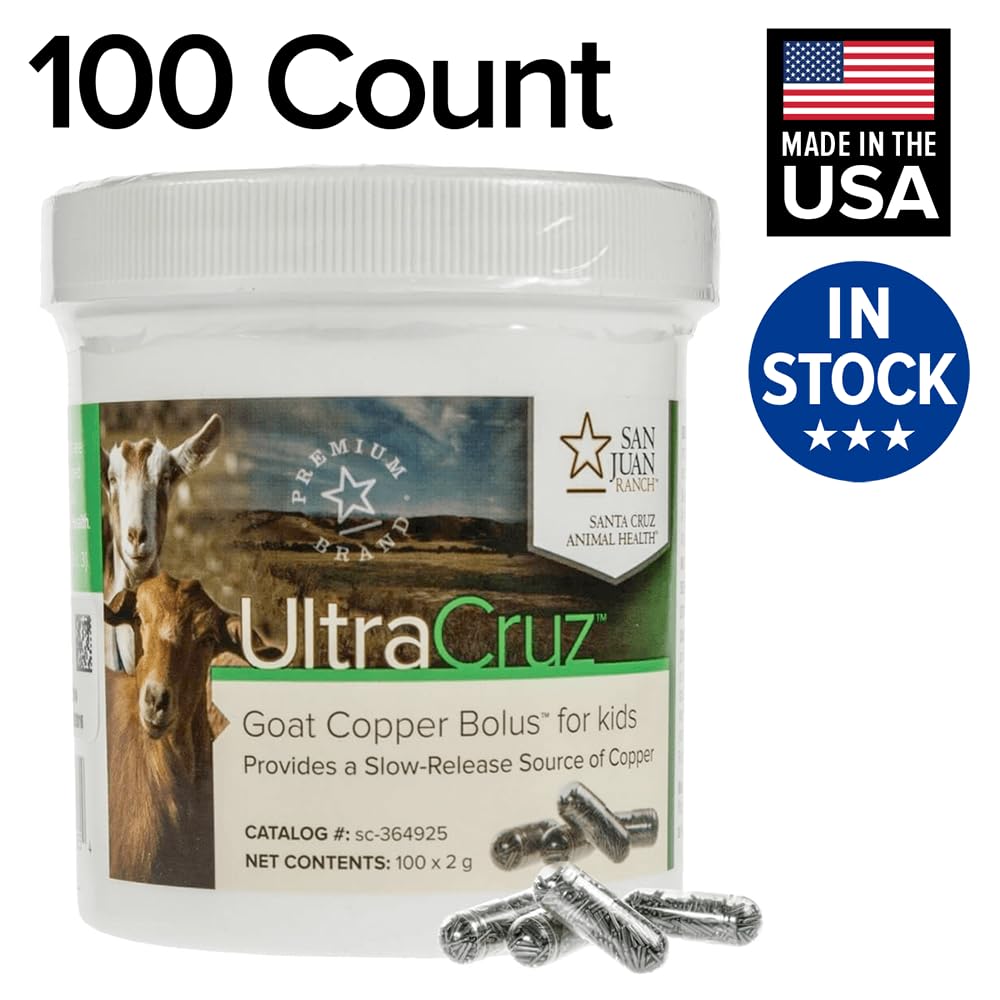UltraCruz Goat Copper Bolus Supplement for Kid Goats - 100 Count - image 4
