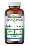 Amazing Nutrition Hyaluronic Acid 200 mg - 120 Capsules