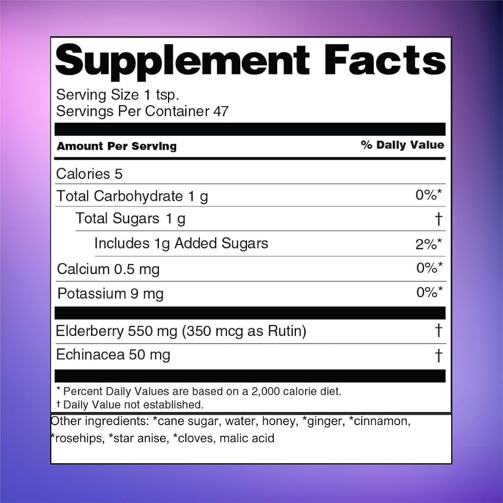 Northern Elderberry Amped Up Elderberry Syrup Immune Support - 8 Fl Oz - image 4