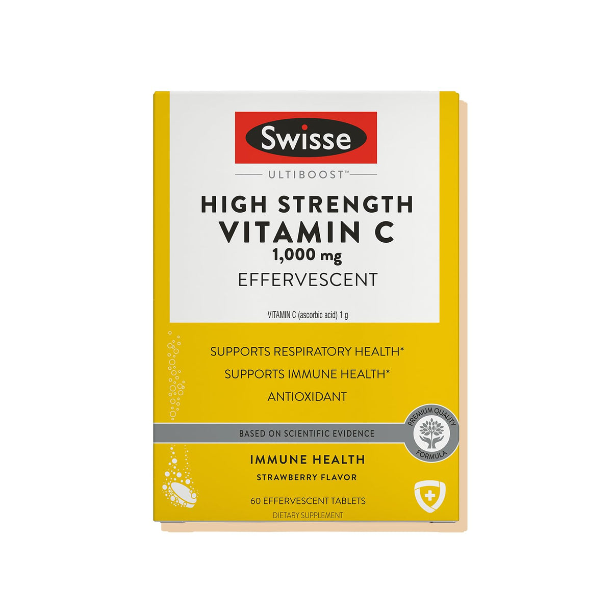 Swisse Effervescent Vitamin C 1000mg Immune Support - 60 Tablets - image 2
