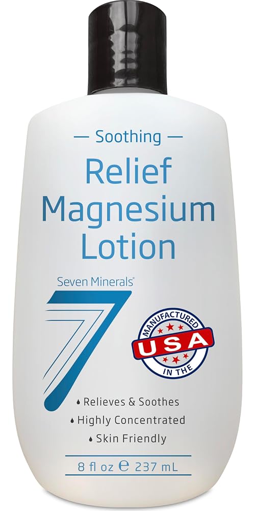 Seven Minerals Magnesium Lotion for Soothing Relief & Relaxation