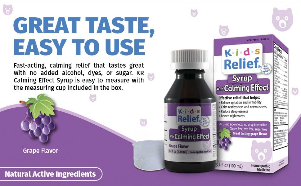 Kids Relief Calming Syrup for Kids 0-12 Years - 3.4 oz - image 5