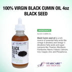 STAR CARE 100% Virgin Black Seed Oil - 4 Fl Oz - image 6