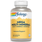 SOLARAY Mega Multi Mineral with Iron - 200 Capsules