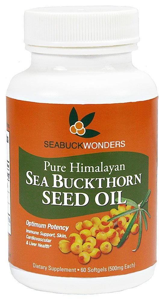 SeaBuckWonders Sea Buckthorn Seed Oil - 60 Softgels