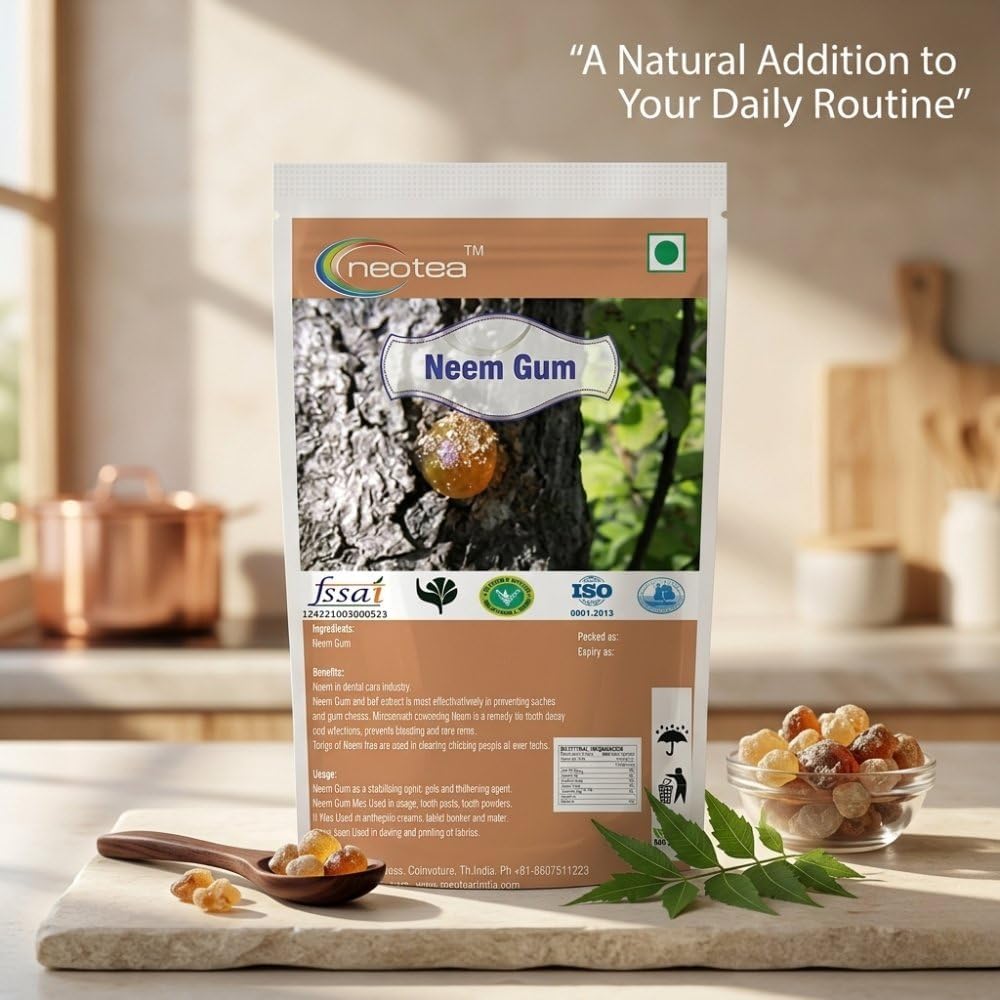 Neotea Dry Neem Gum Natural Herbal Resin - 200g - image 4