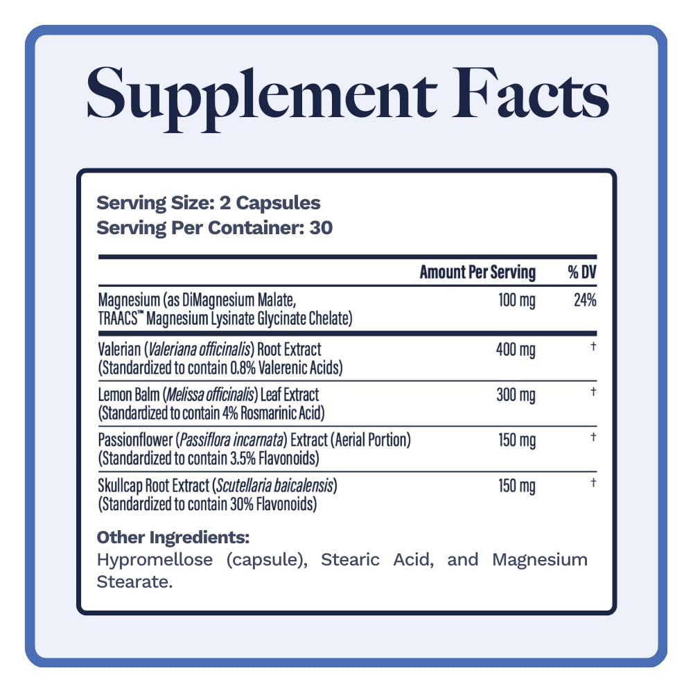 Utzy Naturals Fall Asleep Natural Sleep Aid - 60 Capsules - image 3