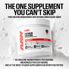 RAW Nutrition Creatine Monohydrate Powder Unflavored - 30 Servings - image 4