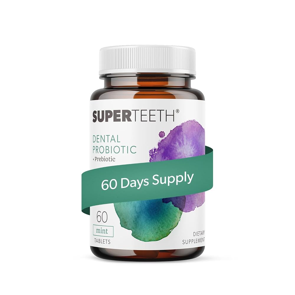SUPER TEETH SuperTeeth Oral Probiotics for Mouth Bad Breath & Cavities