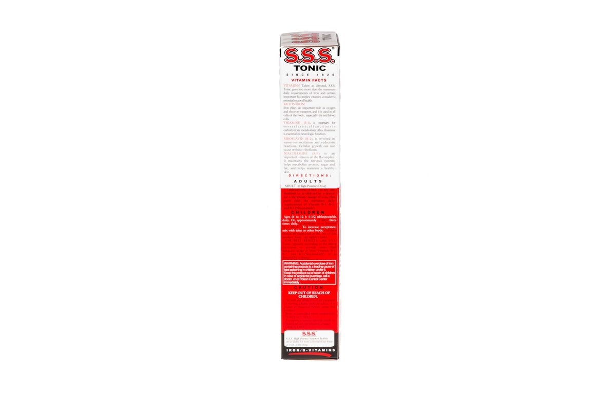 S.S.S. CO. S.S.S. Tonic Liquid Iron & Vitamin B Supplement - 10 Fl Oz - image 3