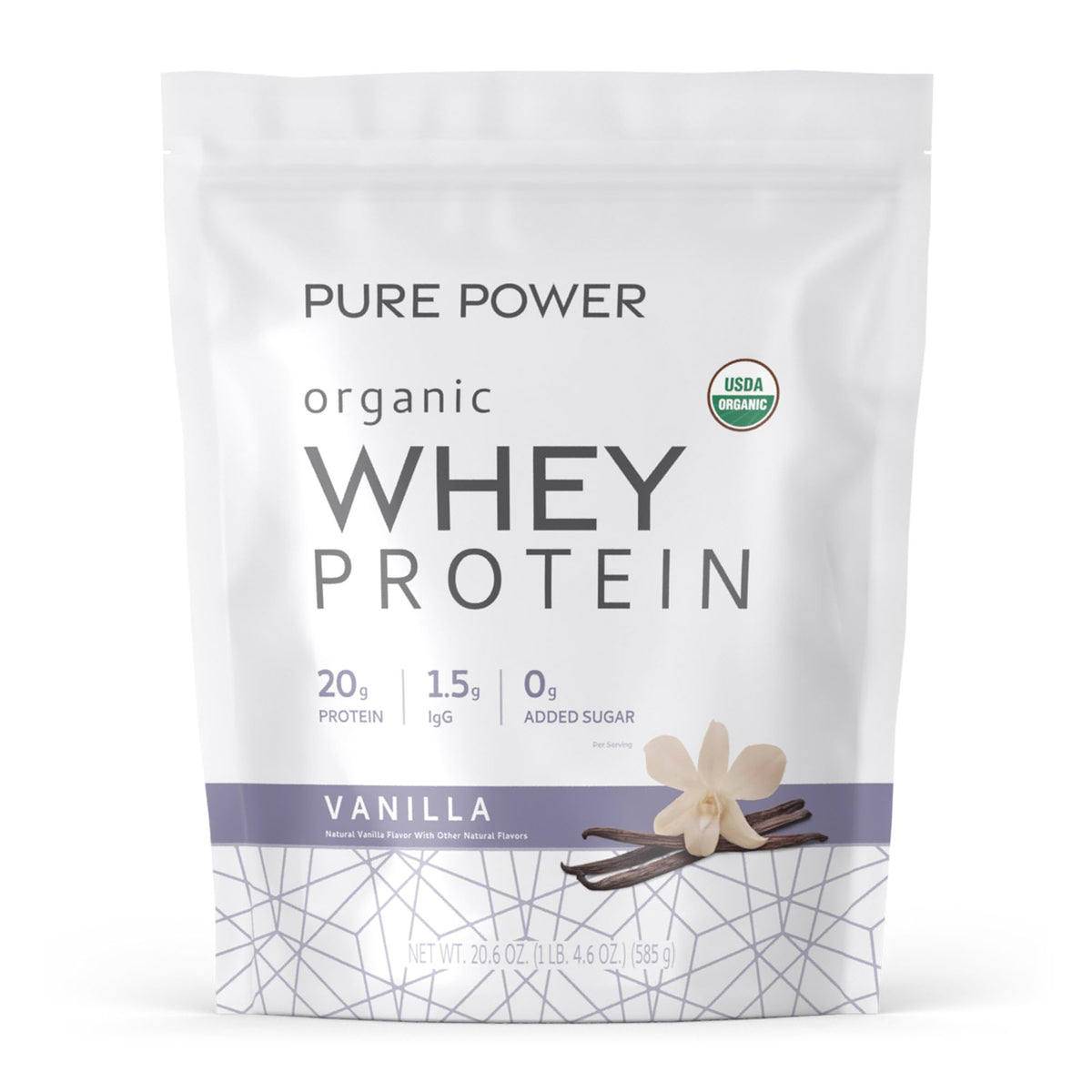 Dr. Mercola Pure Power Organic Whey Protein, 20 g