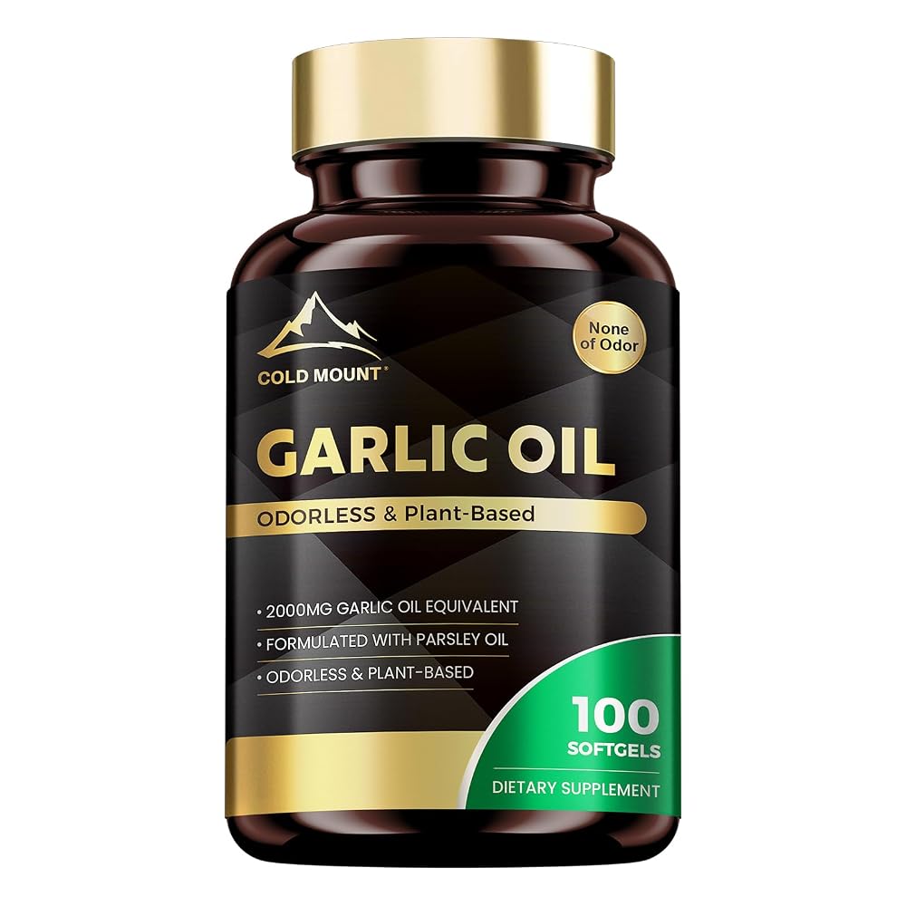MEGNETA Garlic Softgels 2000 mg Immune Support - 100 Softgels
