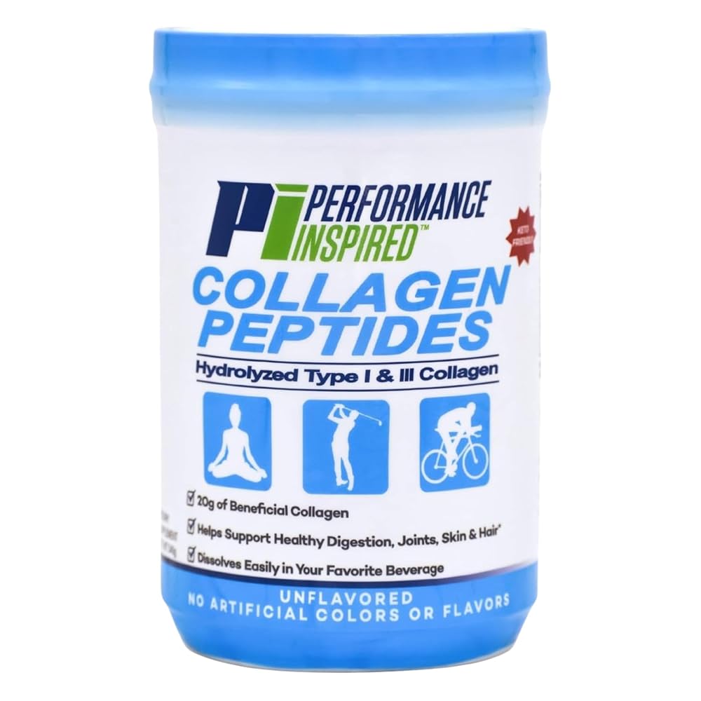 PERFORMANCE INSPIRED Collagen Peptides Powder Unflavored - 340g
