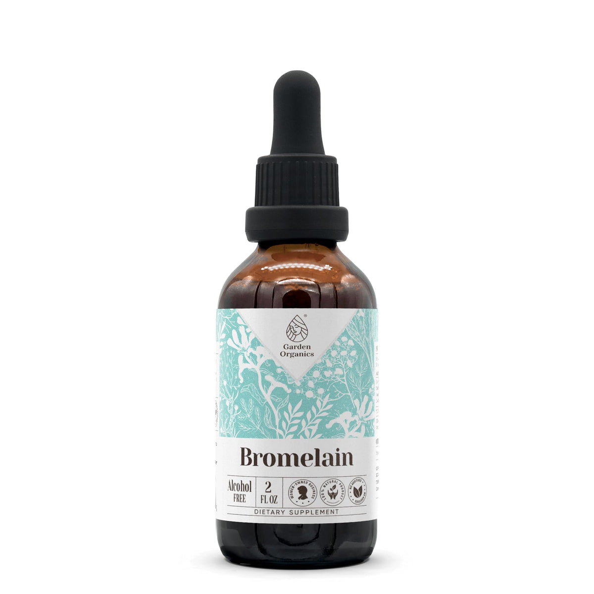 Garden Organics Bromelain Alcohol-Free Natural Tincture Extract