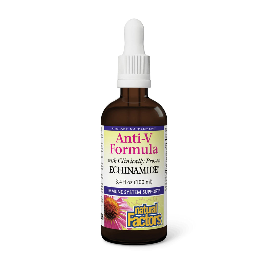 Natural Factors Anti-V Echinacea Liquid Formula - 3.4 fl oz