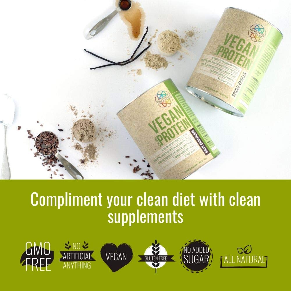 Propello Life Vegan Protein Powder Spiced Vanilla - 25 Servings - image 4