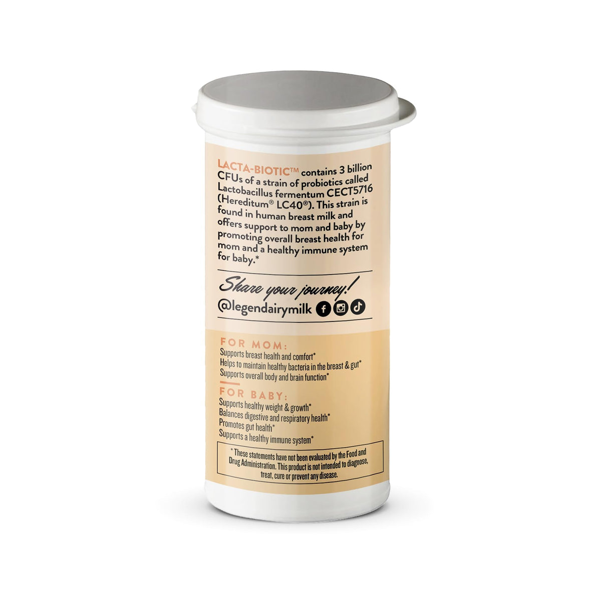 Legendairy Milk Lacta-Biotic Breastfeeding Probiotic - 30 Capsules - image 5