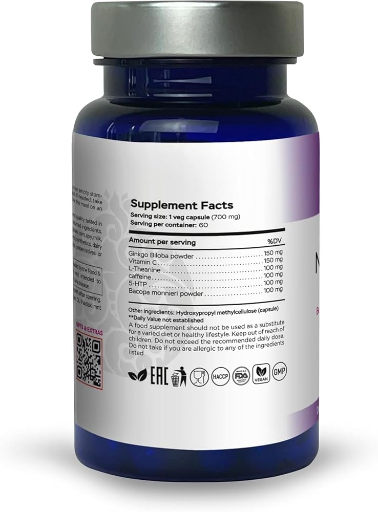 RaDoTech NeuroBooster Brain Supplement, Capsules GMP