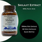 Barlowe's Herbal Elixirs Shilajit Extract 500mg - 60 Vegan Capsules - image 4