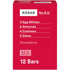 RXBAR Protein Bars, 12g Protein, Gluten Free Snacks, Strawberry, 22oz