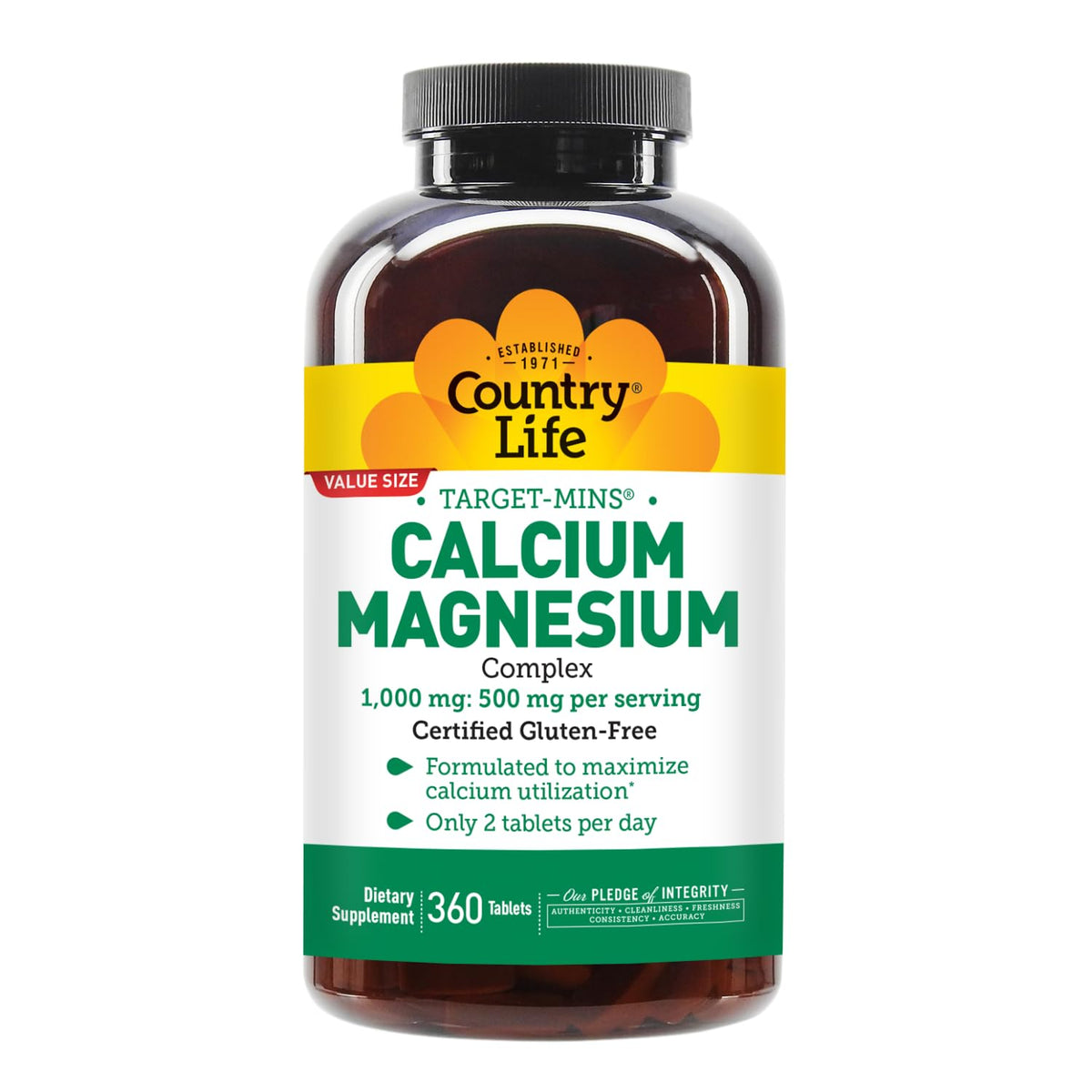 Country Life Target-Mins Calcium Magnesium Complex - 360 Tablets - image 5