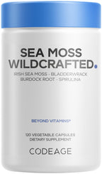 Codeage Irish Sea Moss Spirulina Bladderwrack Supplement - 120 Capsules